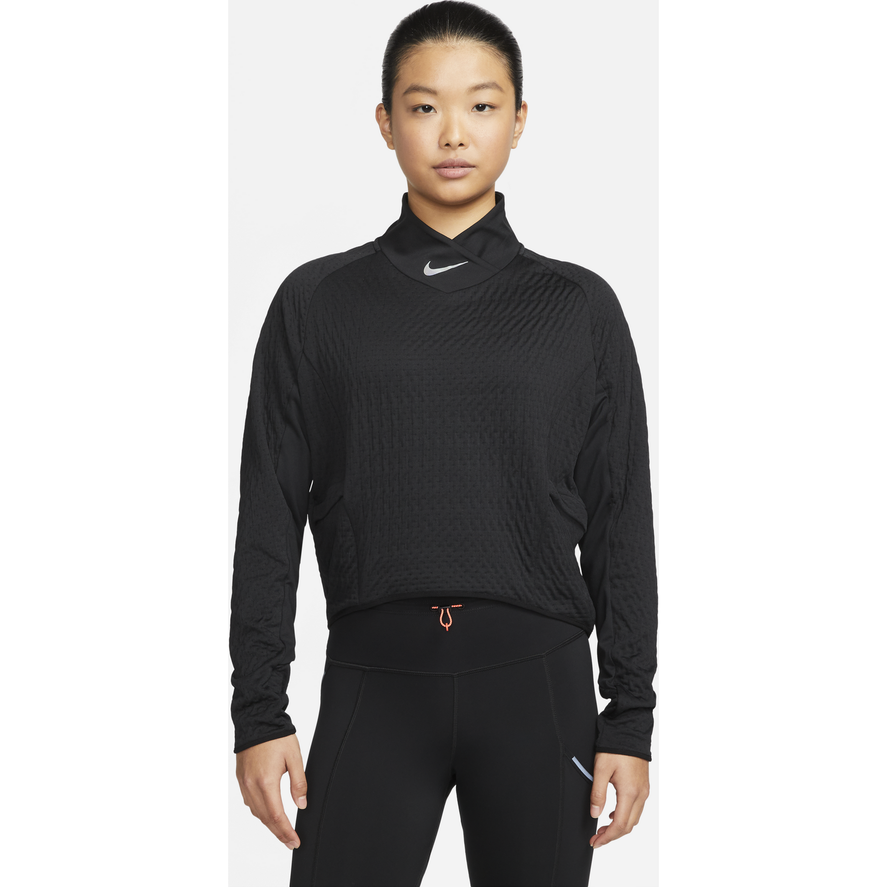 Nike-Women's Nike Therma-Fit Run Division Midlayer-Black-Pacers Running