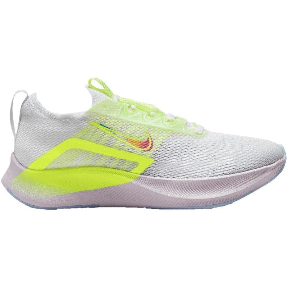 Nike-Women's Nike Zoom Fly 4 Premium-White/Platinum Tint-Barely Green-Volt-Pacers Running