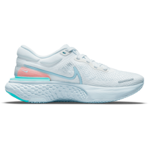 Nike-Women's Nike ZoomX Invincible Run Flyknit-White/Hydrogen Blue/Dynamic Turquoise-Pacers Running