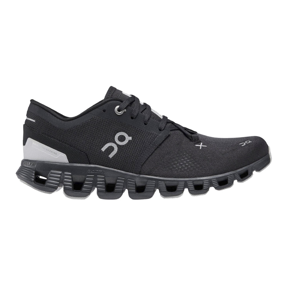 On-Women's On Cloud X 3-Black-Pacers Running
