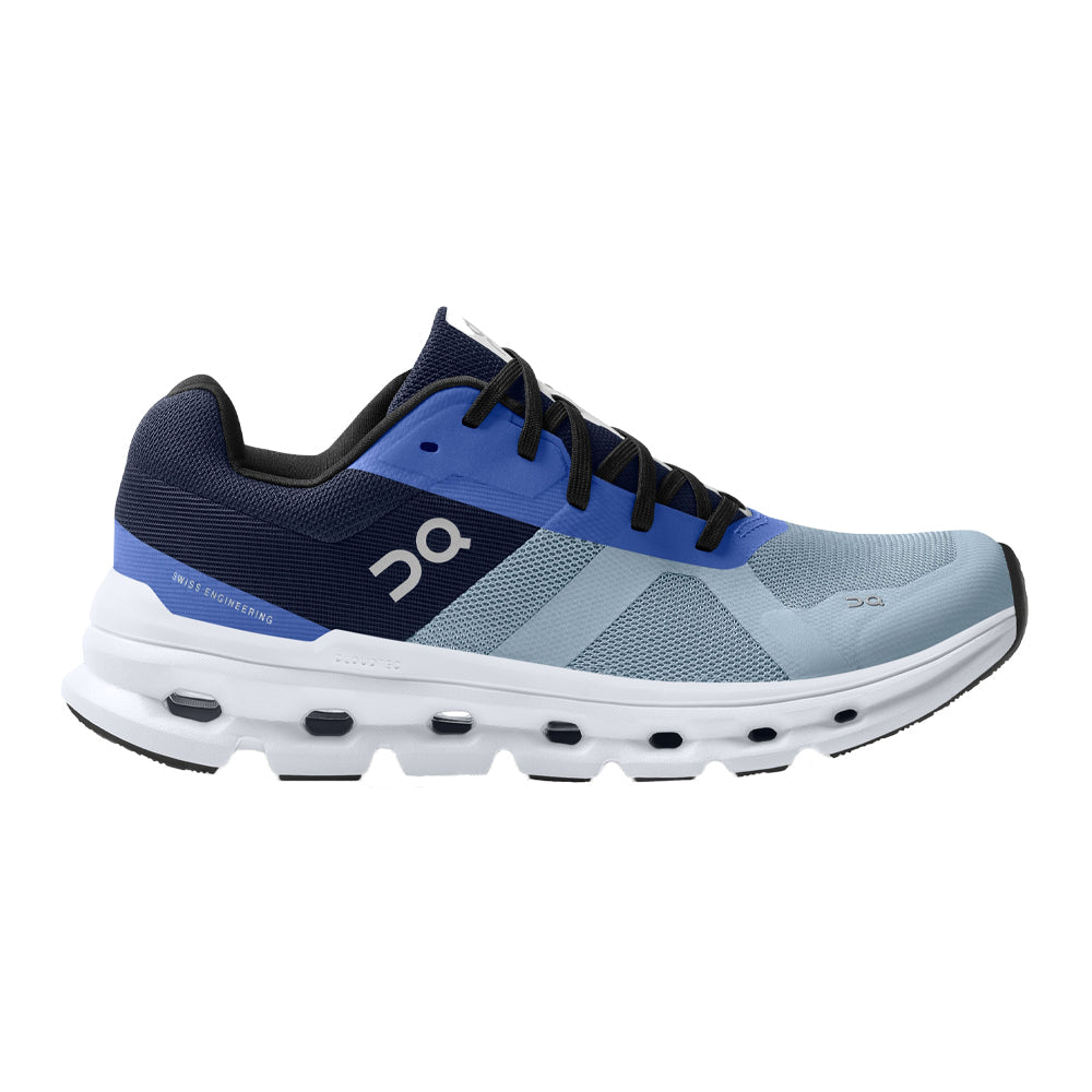 On-Women's On Cloudrunner-Chambray/Midnight-Pacers Running