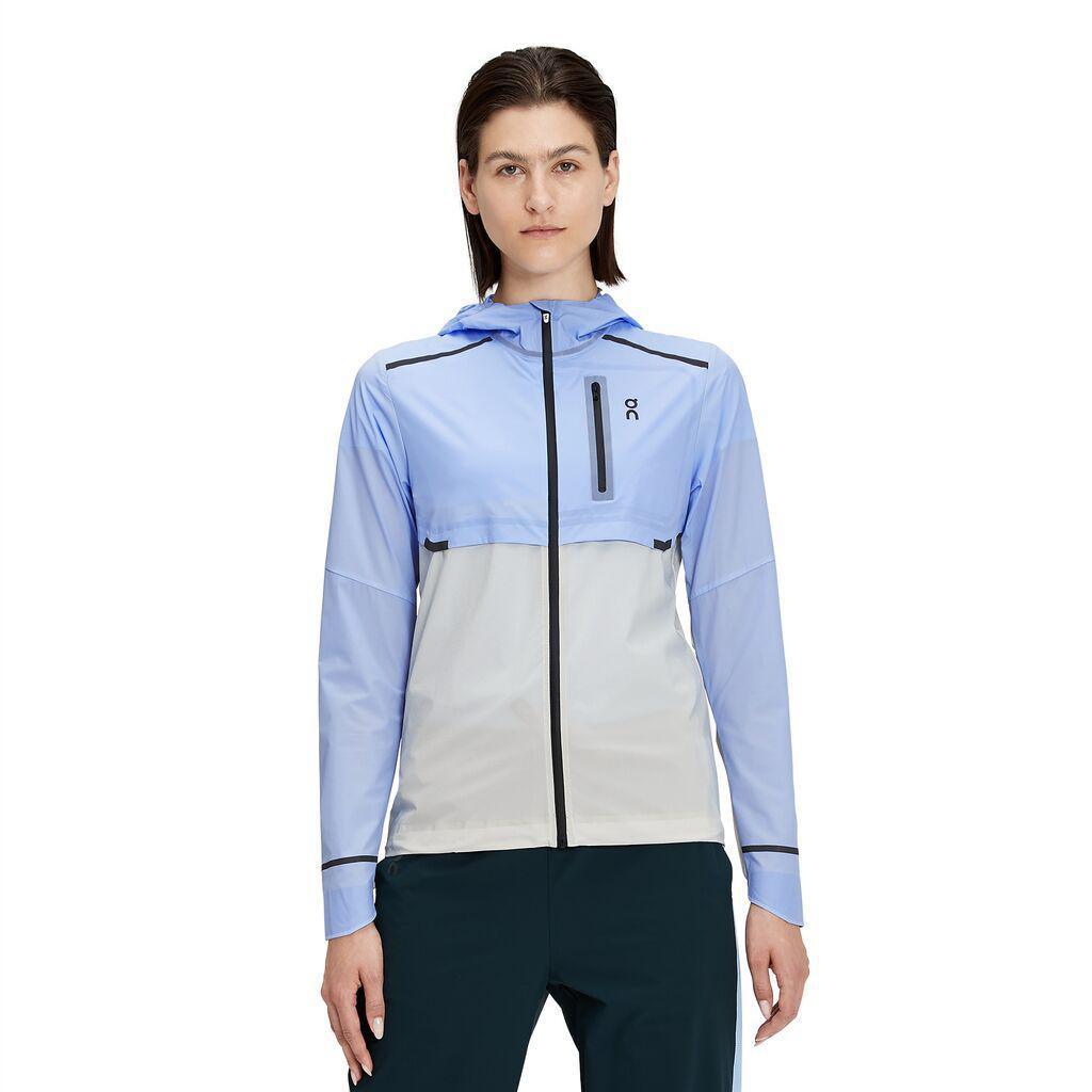 On-Women's On Weather Jacket-Stratosphere/Pearl-Pacers Running