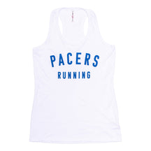 Pacers Running-Women's Pacers Running Singlet-White/Blue-Pacers Running