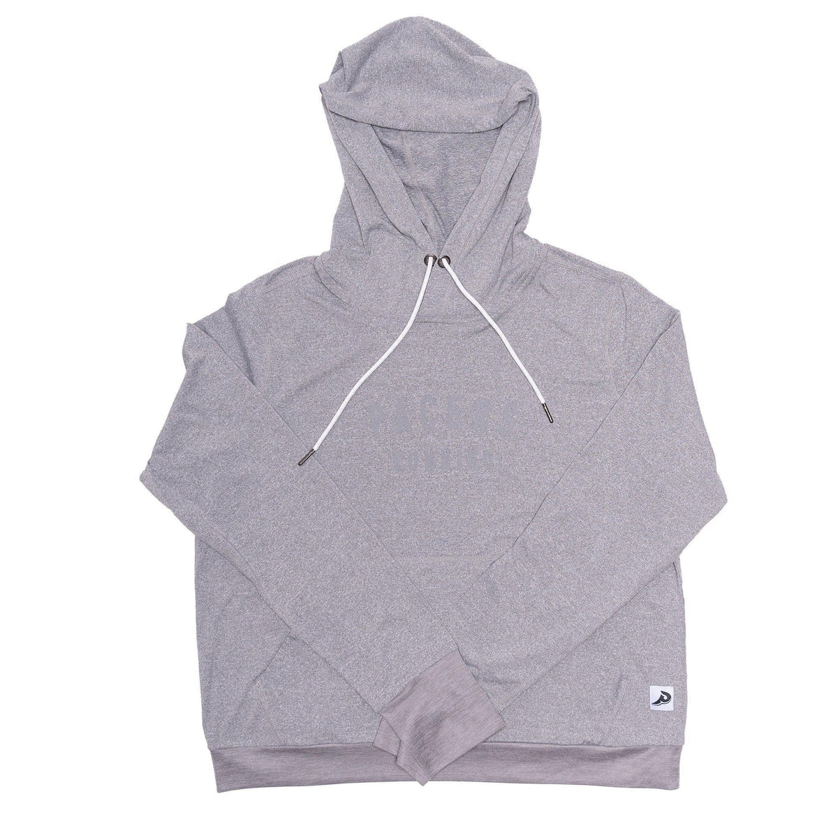 Sky Manufacturing-Women's Performance Tech Hoodie-Heather Classic Gray-Pacers Running