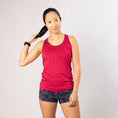 Load image into Gallery viewer, Rabbit-Women's Rabbit Bunny Hop Tank-Cranberry-Pacers Running
