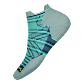 Smartwool-Women's Run Targeted Cushion Stripe Low Ankle Socks-Twilight Blue-Pacers Running
