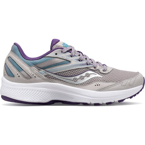 Saucony-Women's Saucony Cohesion 15-Smoke/Grape Pop-Pacers Running