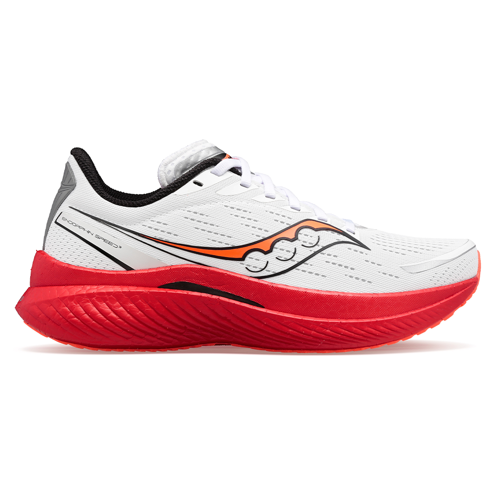 Saucony-Women's Saucony Endorphin Speed 3-White/Black/Vizi-Pacers Running