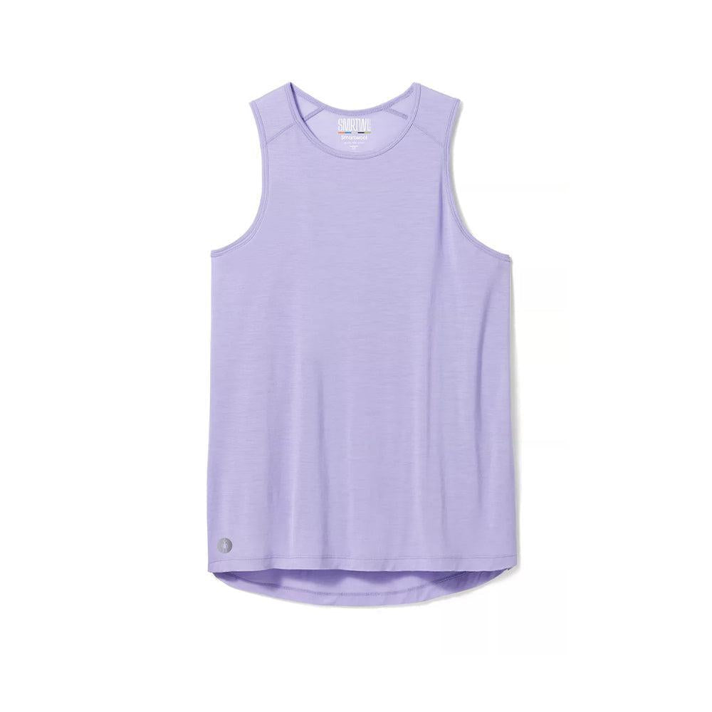 Smartwool-Women's Smartwool Active Ultralite High Neck Tank-Ultra Violet-Pacers Running