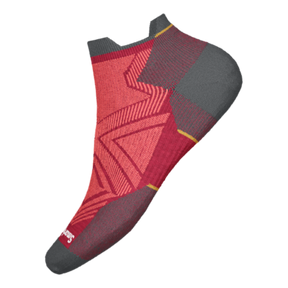 Smartwool-Women's Smartwool Run Zero Cushion Low Ankle Socks-Pomegranate-Pacers Running