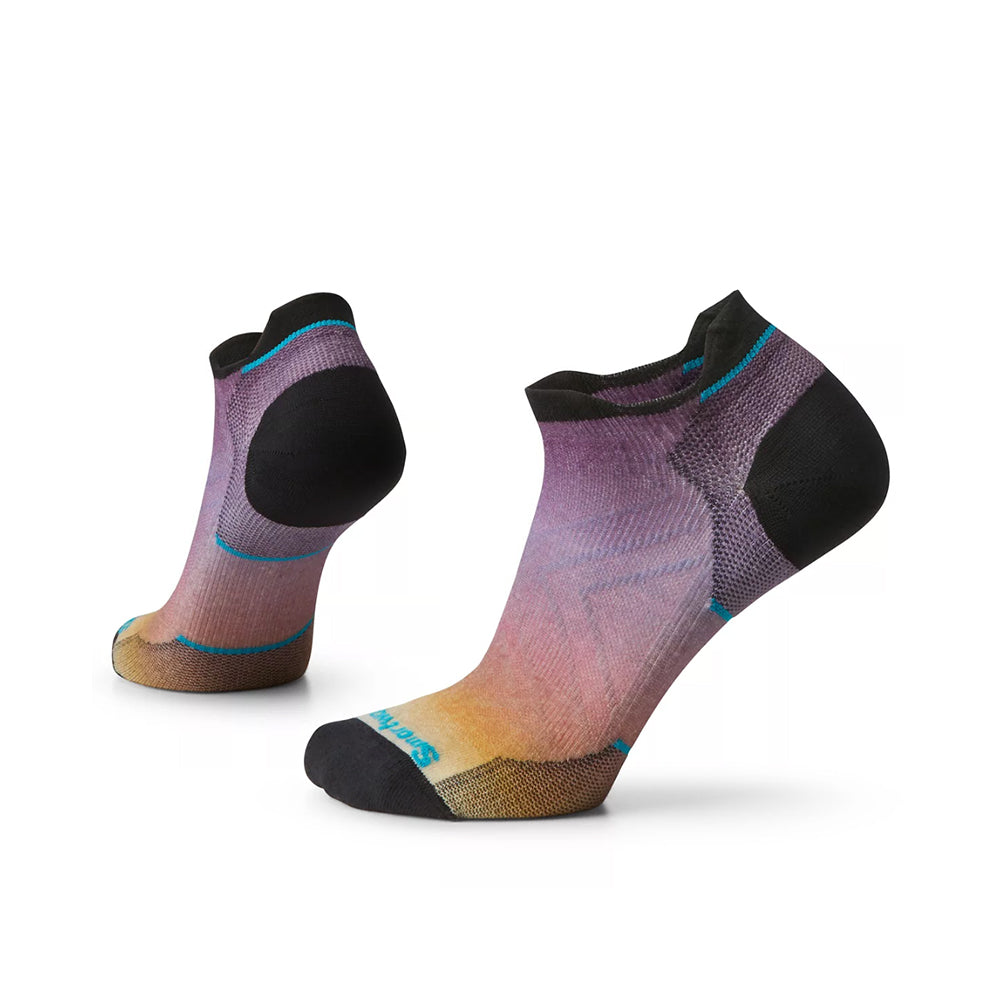 Smartwool-Women's Smartwool Run Zero Cushion Ombre Print Low Socks-Picante-Pacers Running